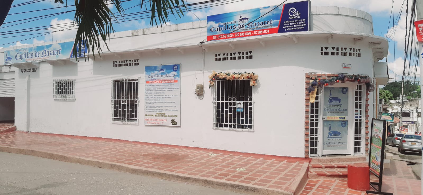 Oficina de atención de Funeraria Capillas de Nazaret